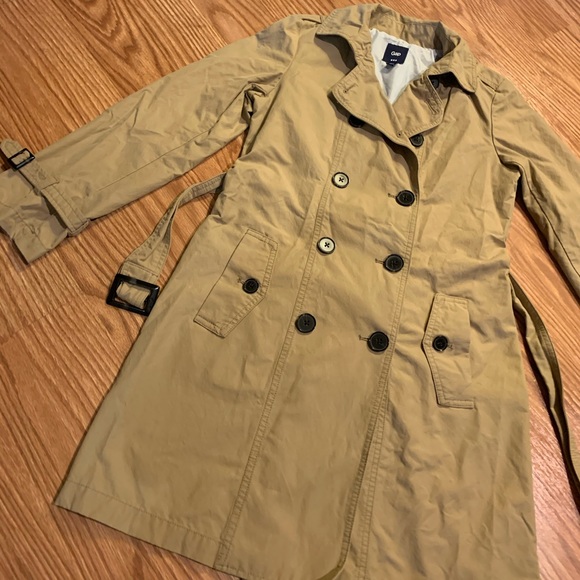 gap factory trench coat